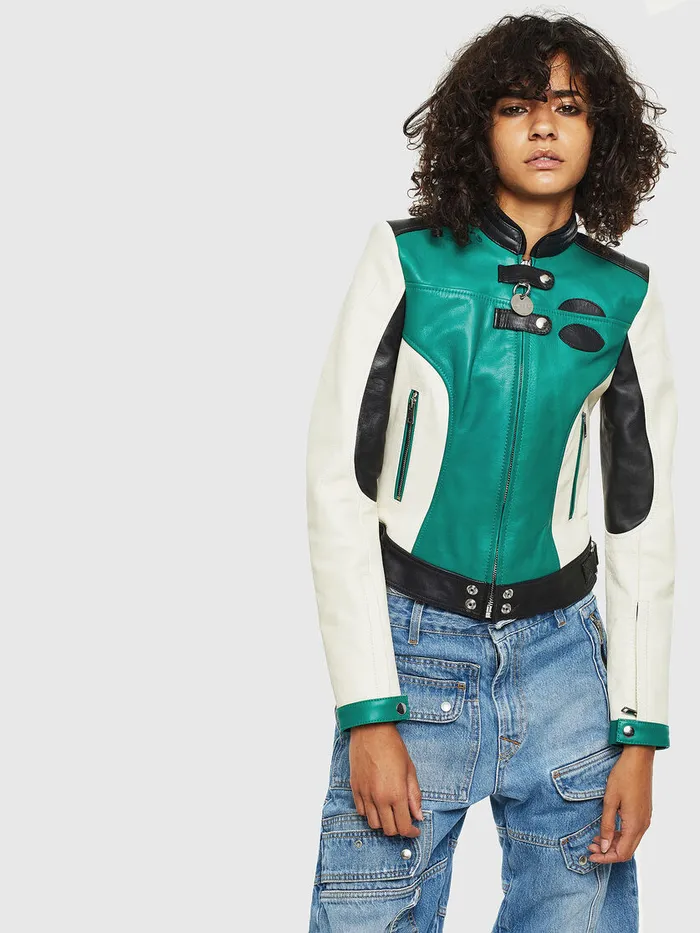 Diesel Jackets Womens LALLIE WhiteGreen