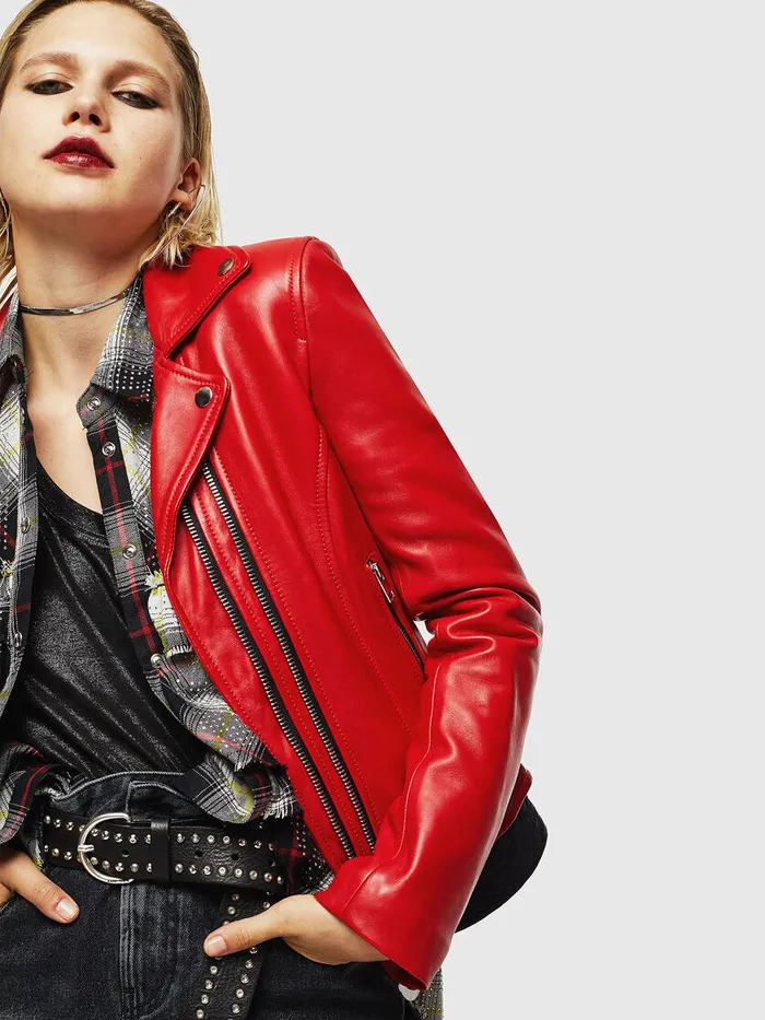 Diesel Jackets Womens LCARAMA Red