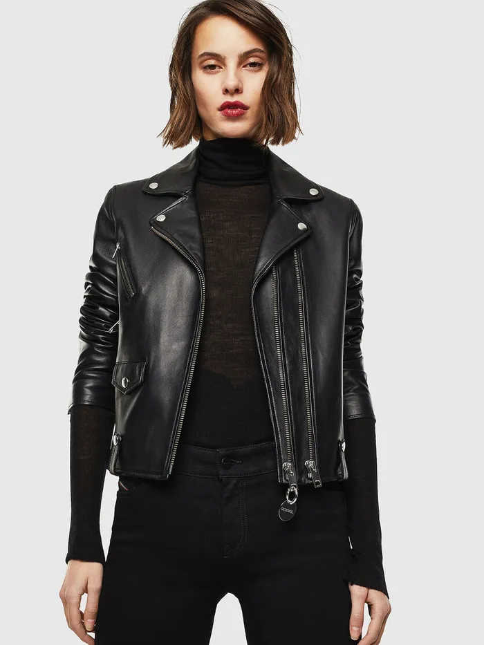 Diesel Jackets Womens LLYFA Black
