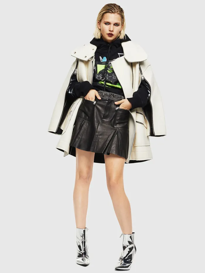 Diesel Jackets Womens WUDAMYS White