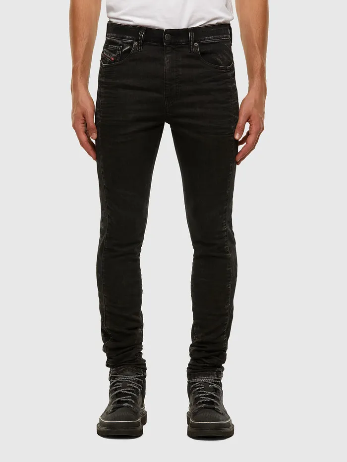 Diesel JoggJeans Mens DReeft JoggJeans 009FY BlackDark grey Gift for Friend