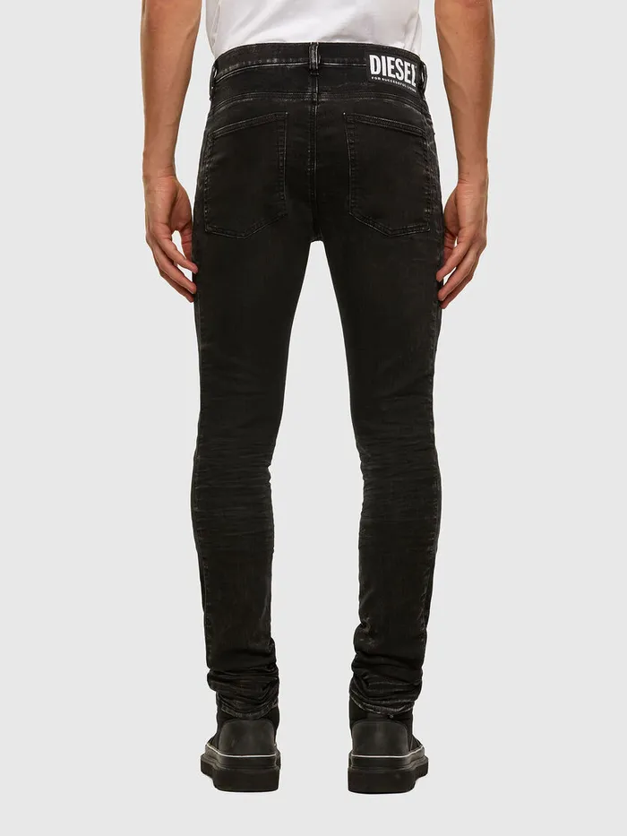 Diesel JoggJeans Mens DReeft JoggJeans 009FY BlackDark grey Gift for Friend