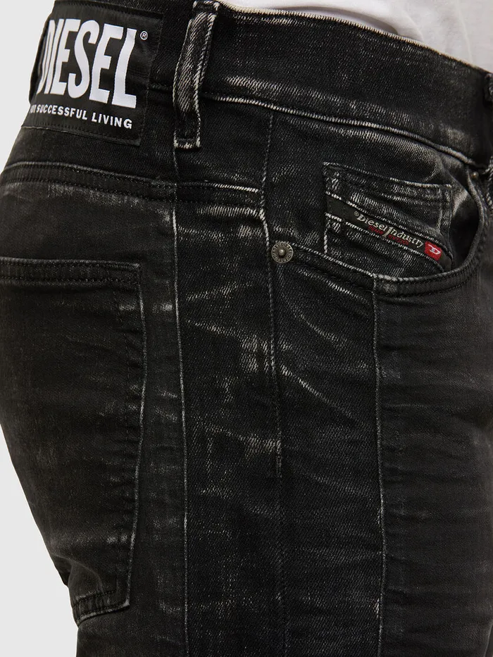 Diesel JoggJeans Mens DReeft JoggJeans 009FY BlackDark grey Gift for Friend