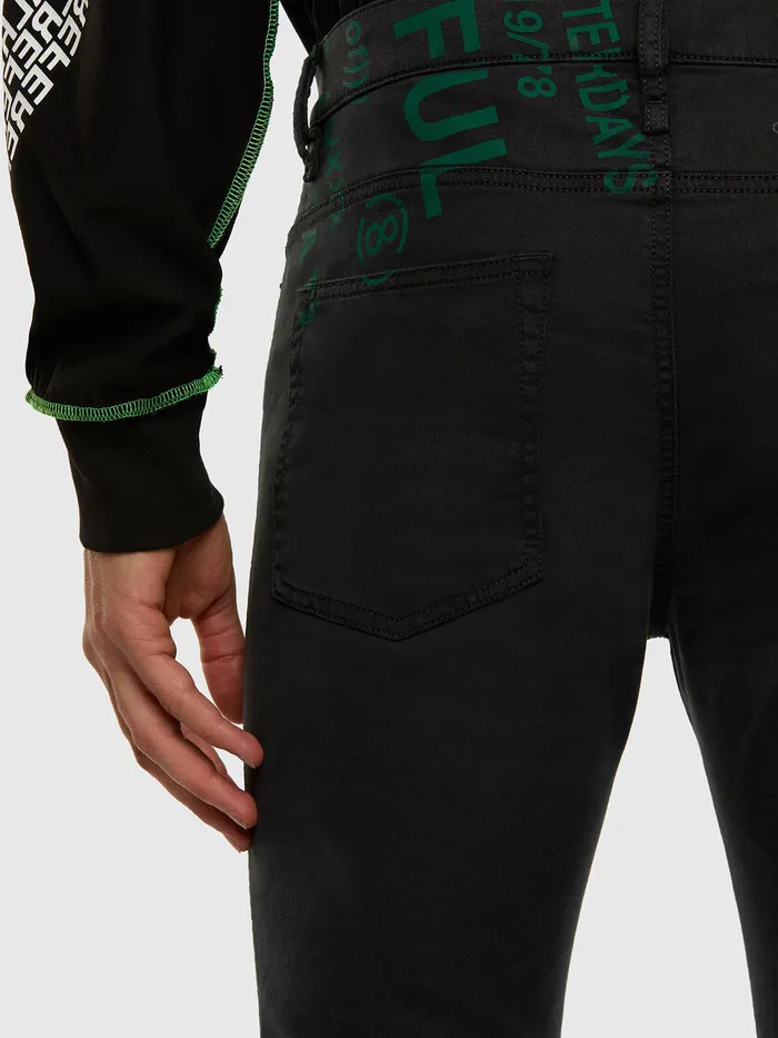 Diesel JoggJeans Mens DReeft JoggJeans 009HD BlackDark grey Gift 4 You