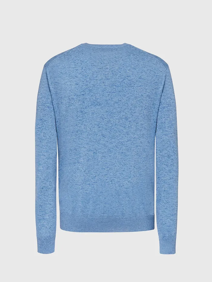 Diesel Knitwear Mens KCROFTTOMI Light Blue Gift Ideas