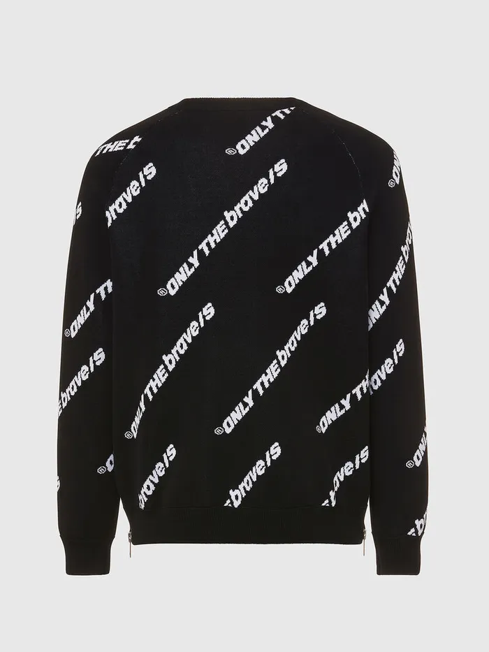 Diesel Knitwear Mens KDAVIS Black Gift for Friend