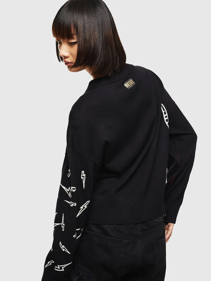 Diesel Knitwear Womens CLMTESS Black On Sale