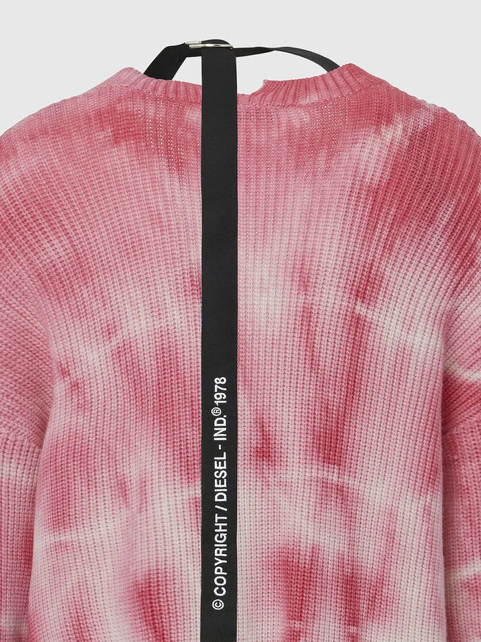 Diesel Knitwear Womens MINDIANA PinkWhite On Sale