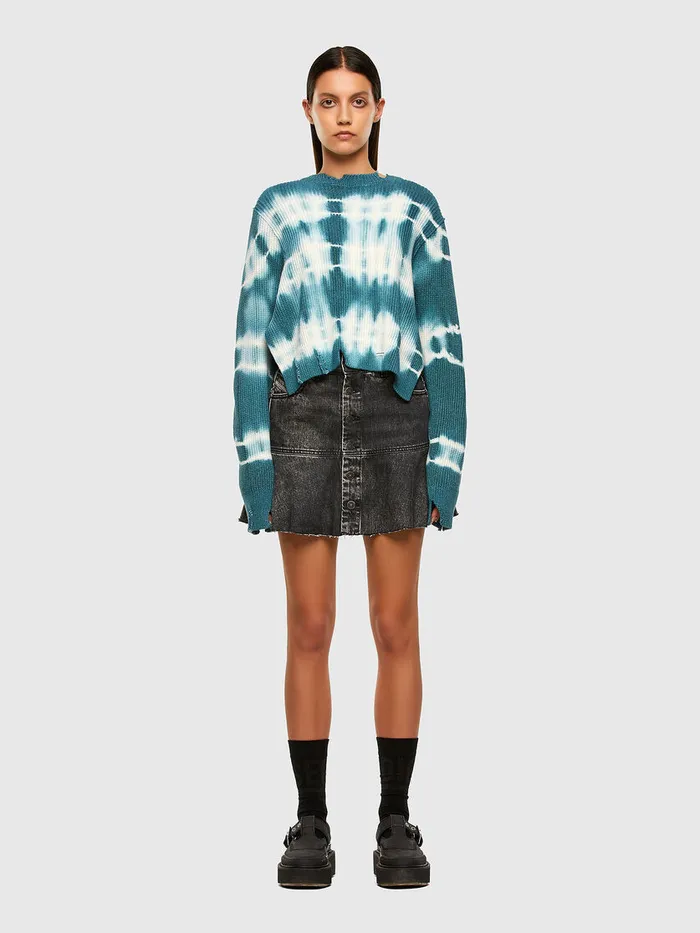 Diesel Knitwear Womens MJONGE GreenWhite On Sale