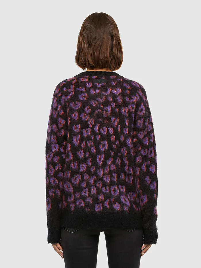 Diesel Knitwear Womens MRHONDA VioletBlack Gift 4 You