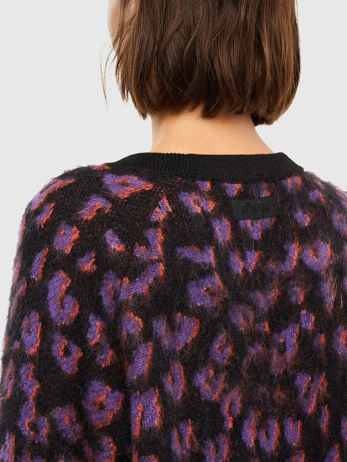 Diesel Knitwear Womens MRHONDA VioletBlack Gift 4 You
