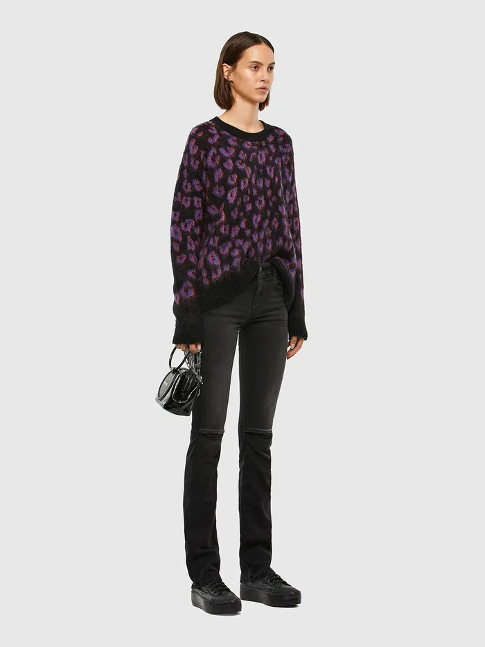 Diesel Knitwear Womens MRHONDA VioletBlack Gift 4 You