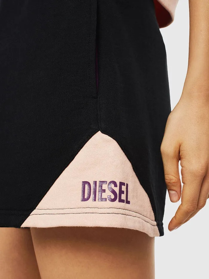 Diesel Loungewear Womens UFLBSKIRZY BlackPink