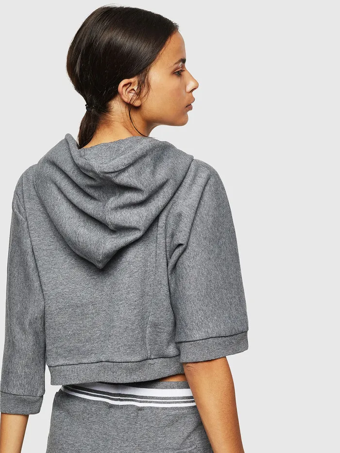 Diesel Loungewear Womens UFLTVERTIXCROP Grey