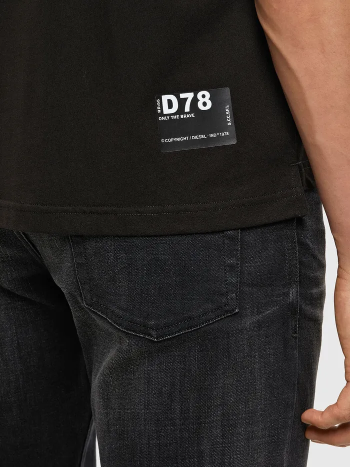 Diesel Polos Mens THARLY BlackGrey Popular