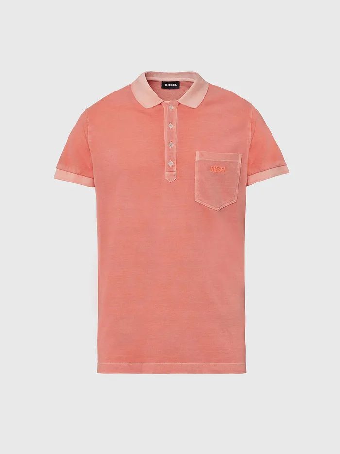 Diesel Polos Mens TKAL2 Pink Popular