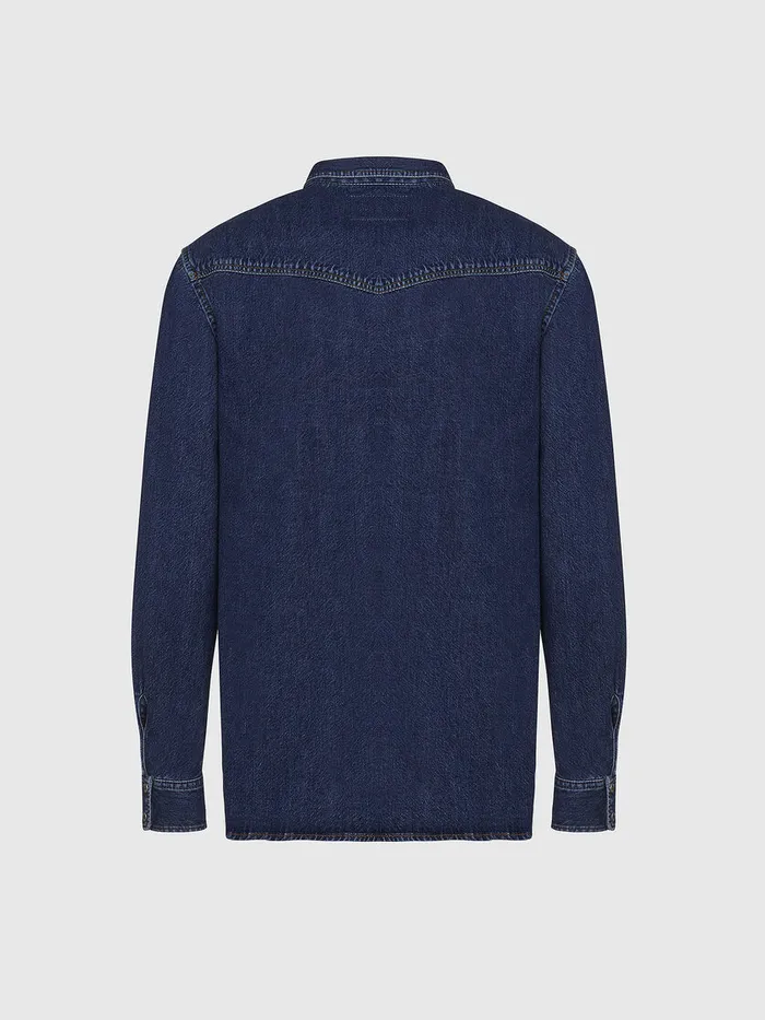 Diesel Shirts Mens DEASTP Dark Blue For Sale