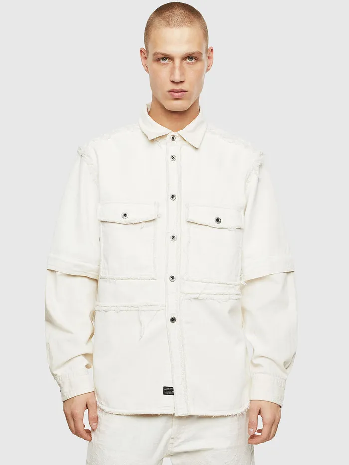 Diesel Shirts Mens DKURTIS White Gift 4 You