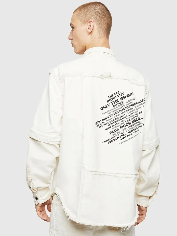 Diesel Shirts Mens DKURTIS White Gift 4 You