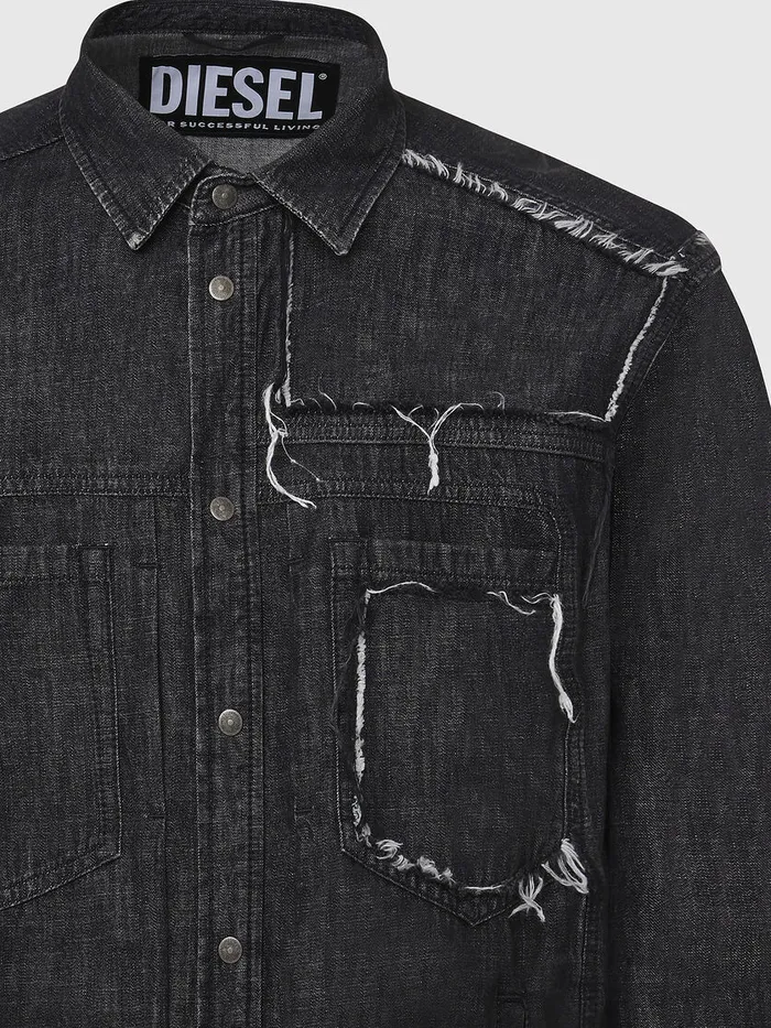 Diesel Shirts Mens DNESKY Black Gift Ideas