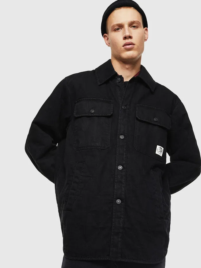 Diesel Shirts Mens DWELLES Black Gift 4 You