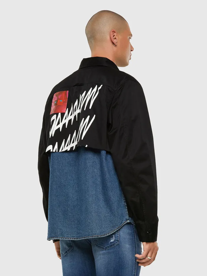 Diesel Shirts Mens SDUSTIN Black Online