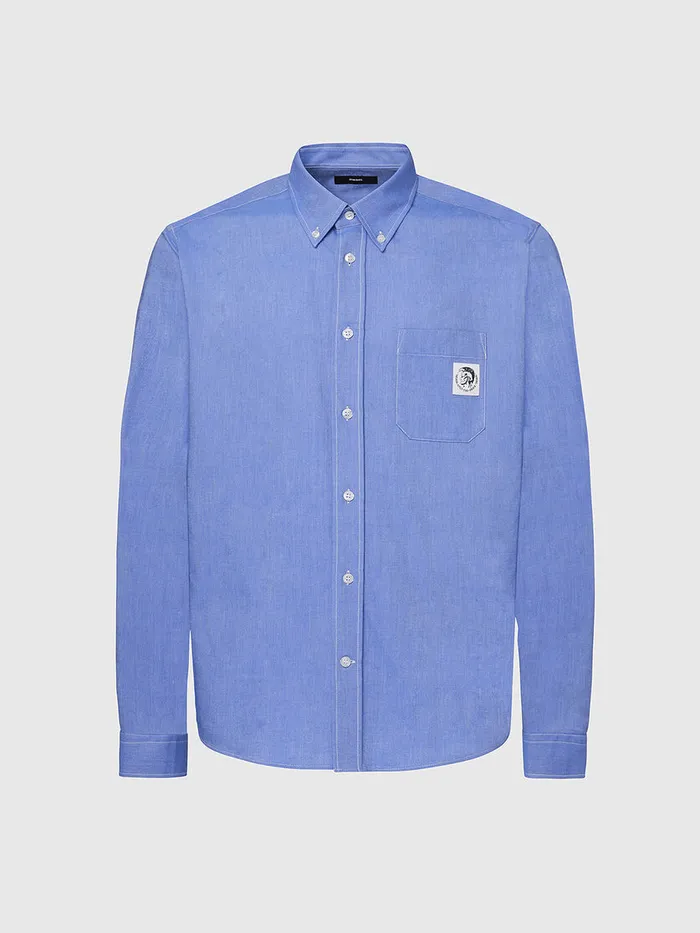 Diesel Shirts Mens SJAMES Light Blue Gift 4 You