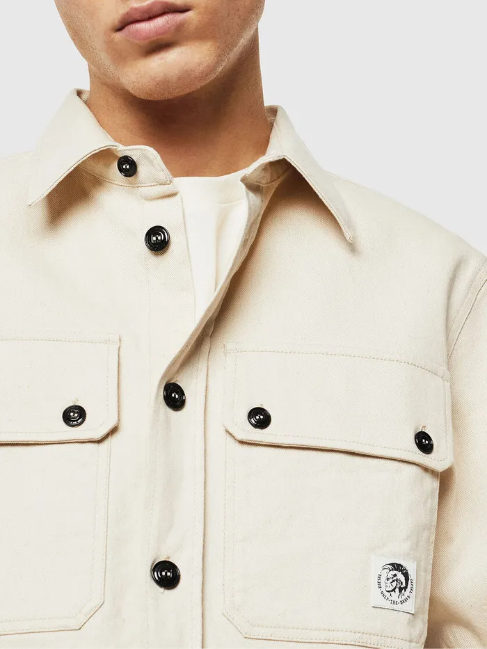 Diesel Shirts Mens SJESSY White Gift for Friend