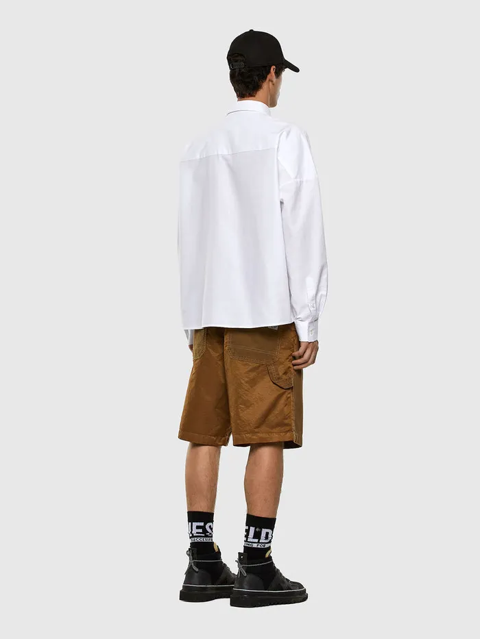 Diesel Shirts Mens SLOOMYA White For Sale