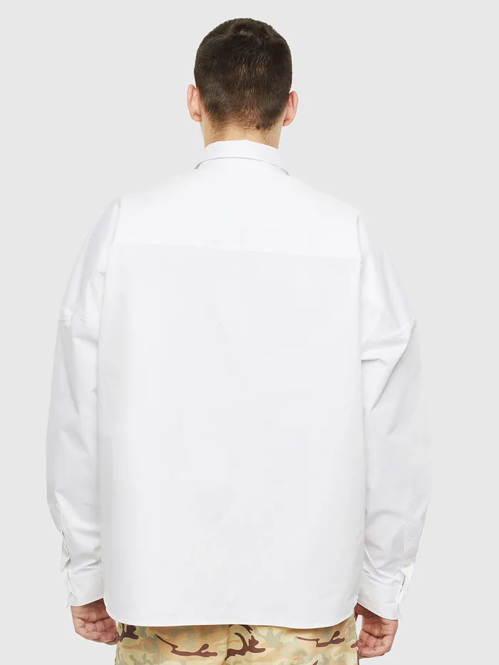 Diesel Shirts Mens SLOOMY White For Sale