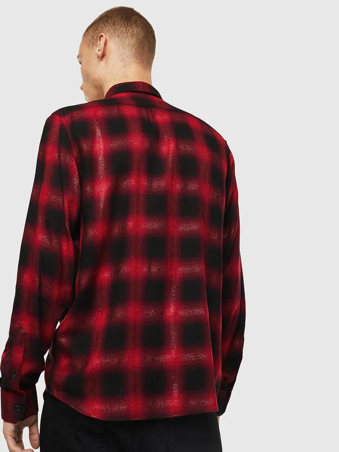 Diesel Shirts Mens SMARLENEC RedBlack Gift 4 You