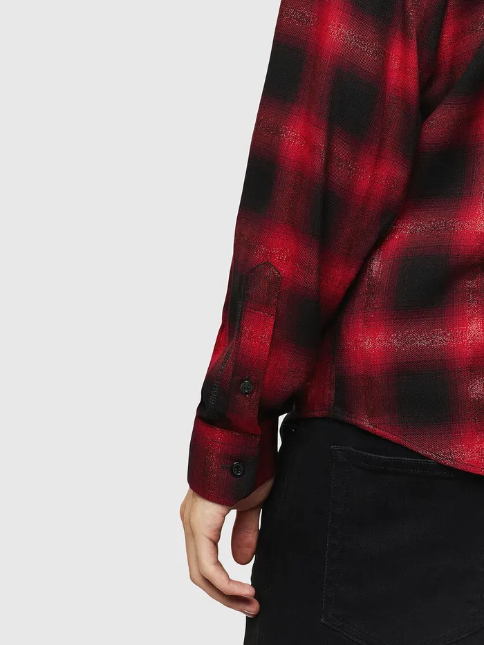Diesel Shirts Mens SMARLENEC RedBlack Gift 4 You