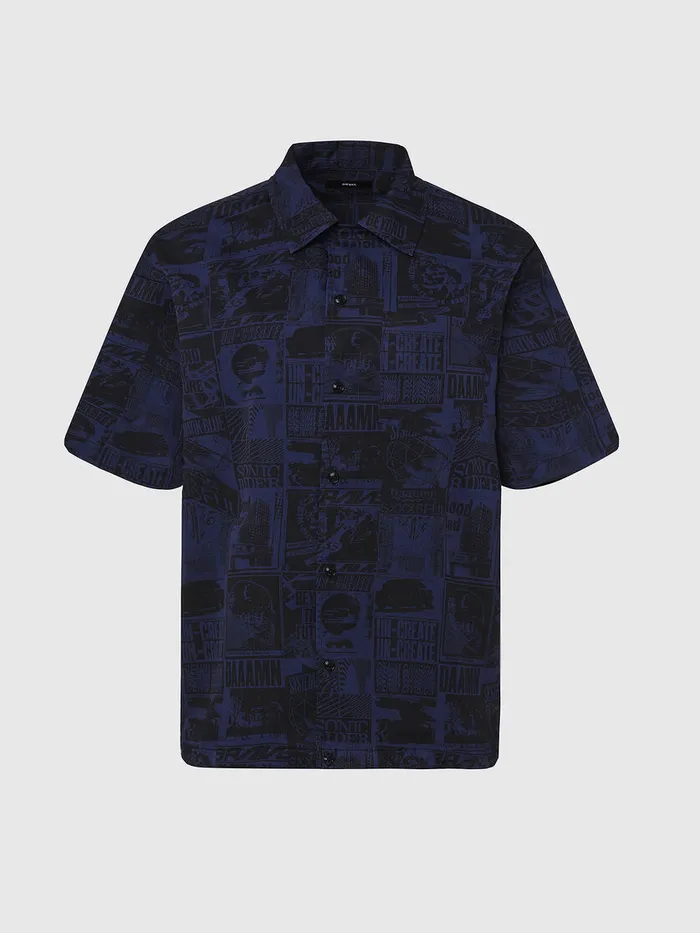 Diesel Shirts Mens SROHADB BlackBlue Near Me