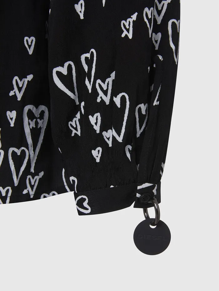 Diesel Shirts Womens CDUANE Black On Sale