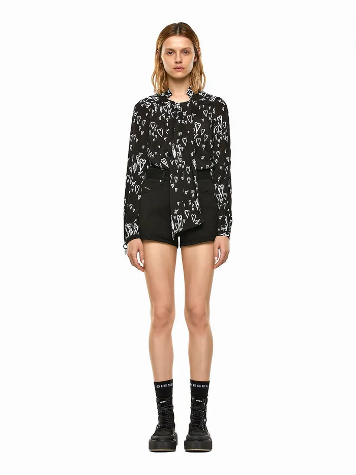 Diesel Shirts Womens CDUANE Black On Sale