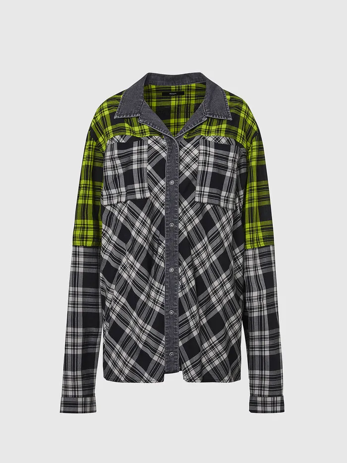 Diesel Shirts Womens CNILLA BlackWhite Casaul