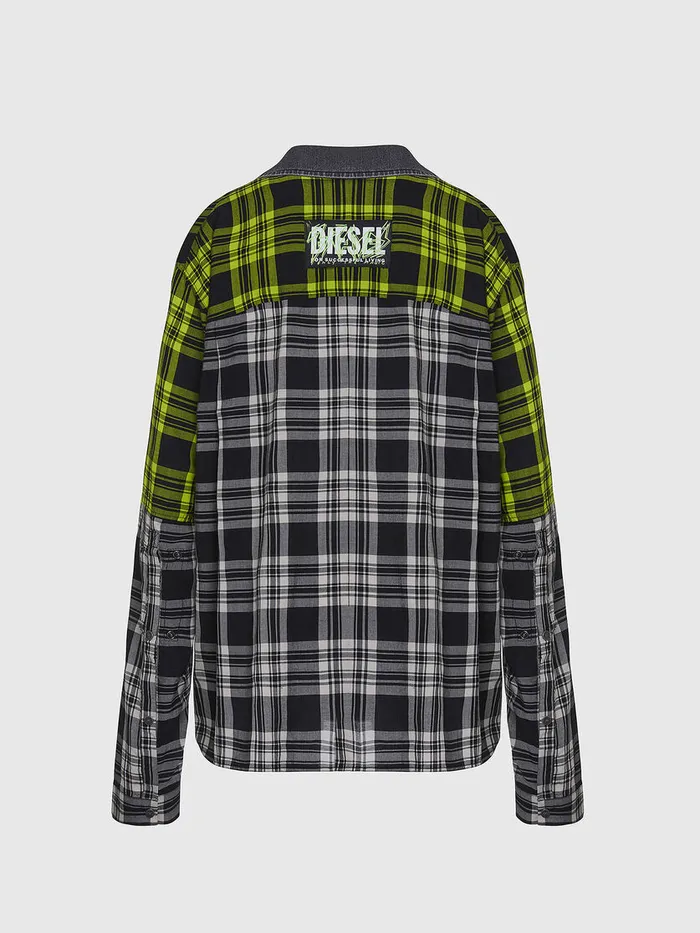 Diesel Shirts Womens CNILLA BlackWhite Casaul