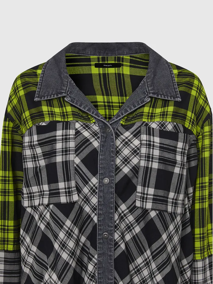 Diesel Shirts Womens CNILLA BlackWhite Casaul