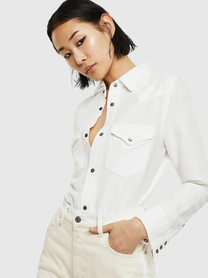 Diesel Shirts Womens DERINGY White Gift Ideas