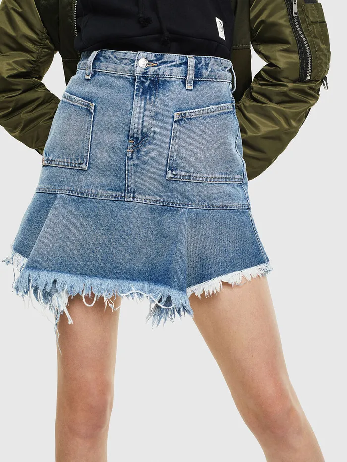 Diesel Shorts and Skirts Womens DEBRYX Light Blue Gift Ideas
