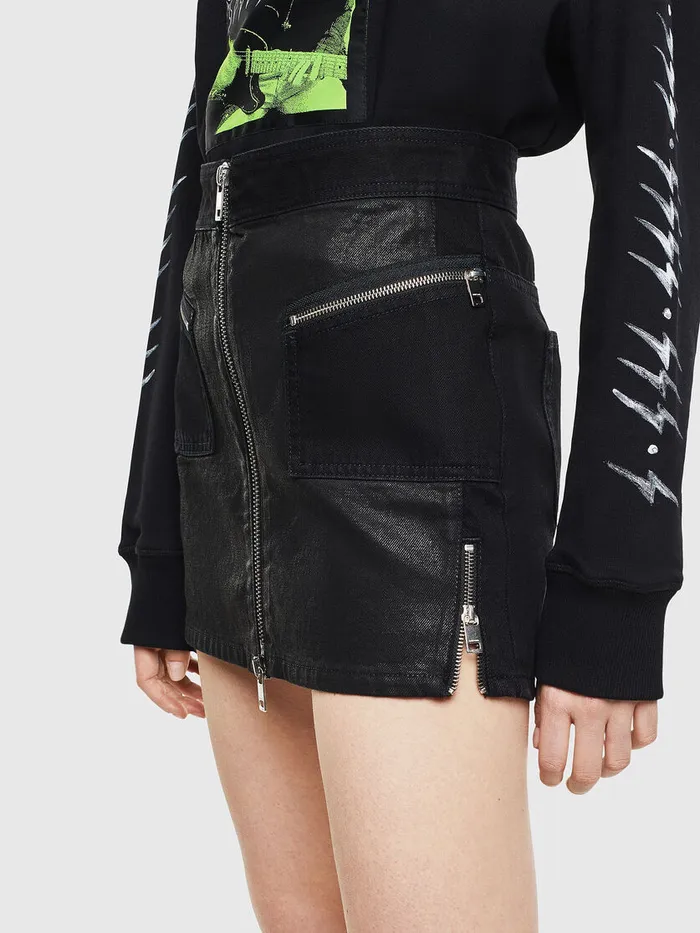 Diesel Shorts and Skirts Womens DESILKA Black Gift Ideas