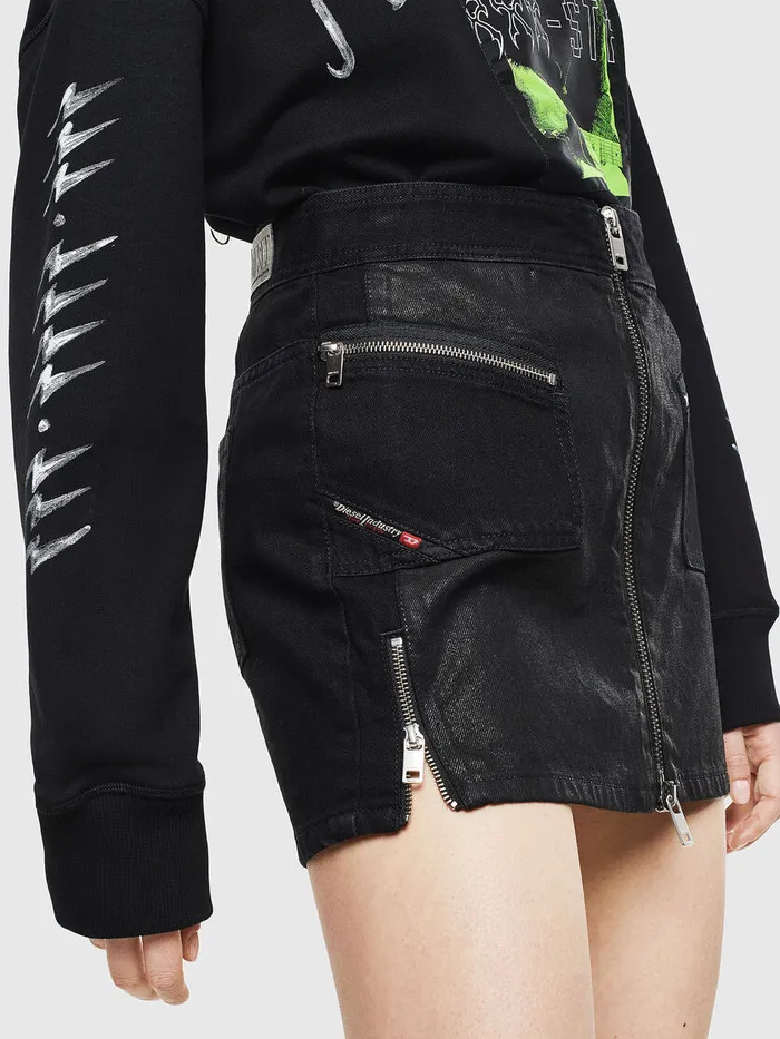 Diesel Shorts and Skirts Womens DESILKA Black Gift Ideas