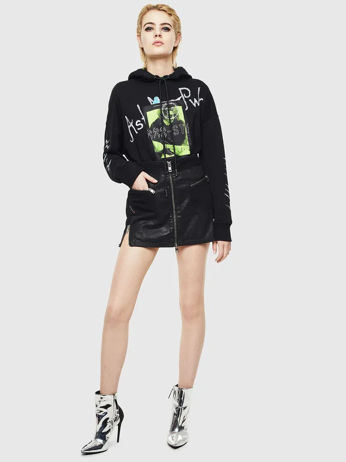 Diesel Shorts and Skirts Womens DESILKA Black Gift Ideas