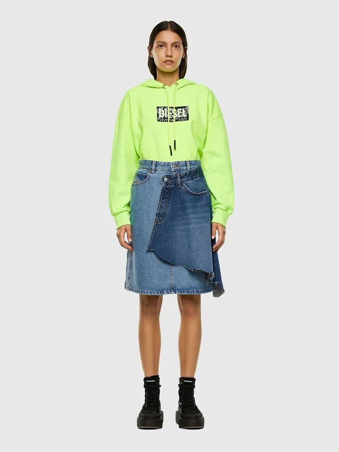 Diesel Shorts and Skirts Womens DETOBY Light Blue Popular