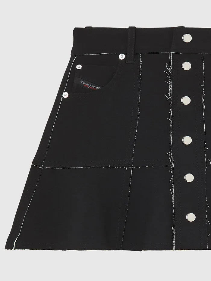 Diesel Shorts and Skirts Womens OBETHB Black Gift for Friend