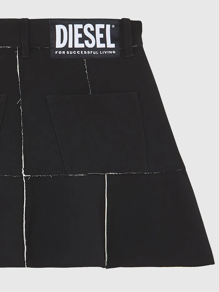Diesel Shorts and Skirts Womens OBETHB Black Gift for Friend