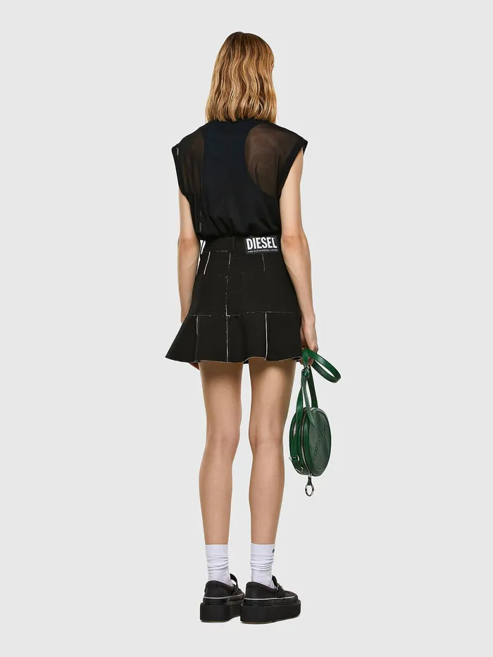 Diesel Shorts and Skirts Womens OBETHB Black Gift for Friend