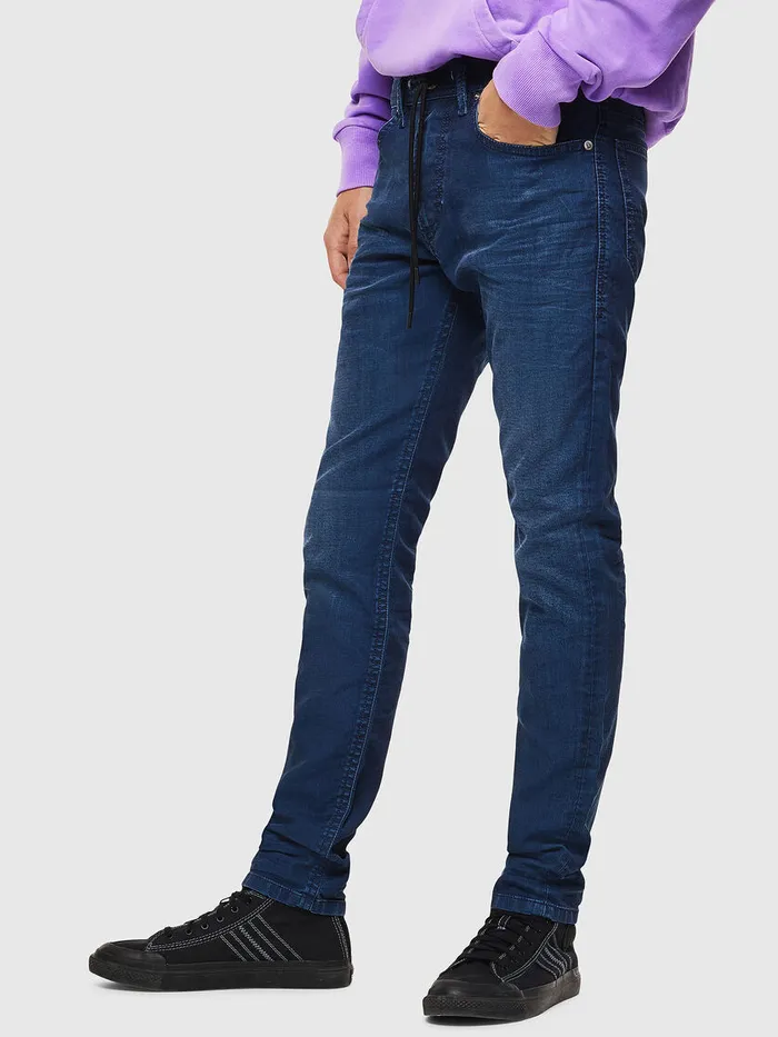 Diesel Slim Mens Thommer JoggJeans 0098H Medium blue Gift for Friend