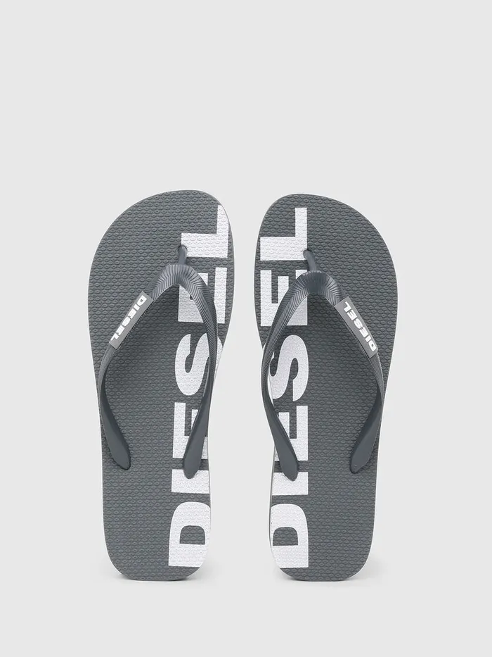 Diesel Slippers Mens SABRIIAN Grey Gift 4 You