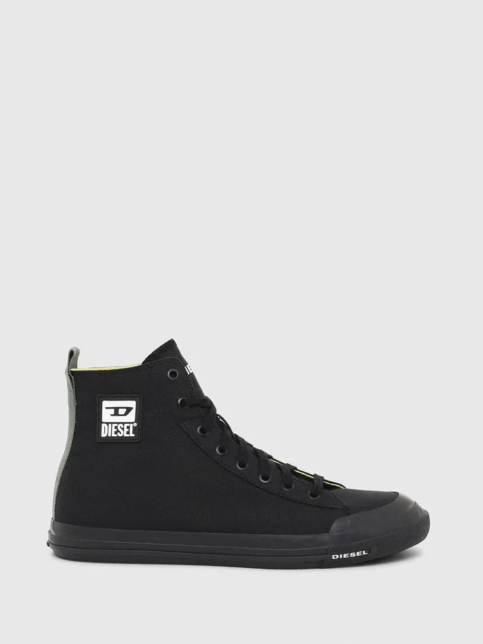 Diesel Sneakers Mens SASTICO MID CUT Black Gift for Friend